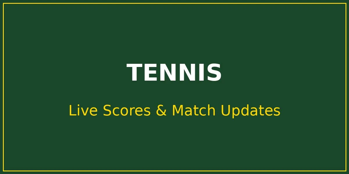 Professional tennis match