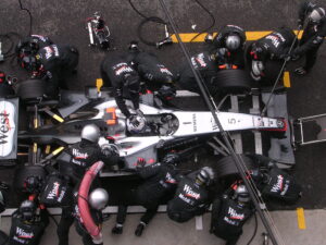 The F1 pit stop that helped save lives
