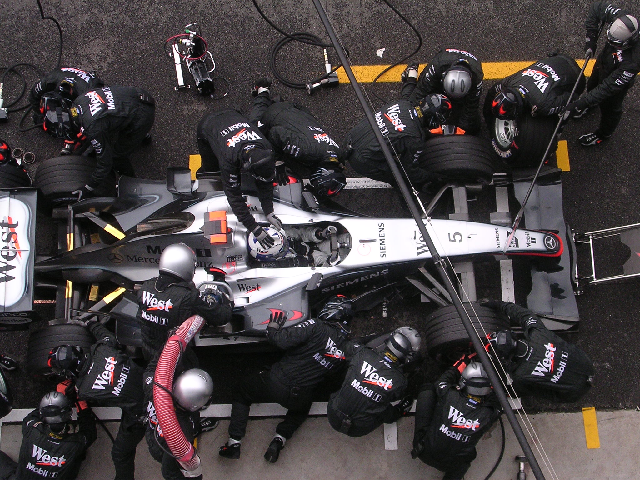 The F1 pit stop that helped save lives